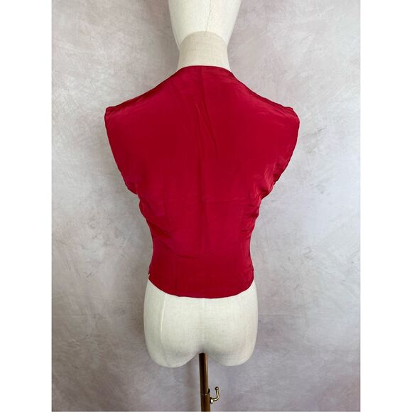 Vintage 1940s 1950s Pink Button Front Blouse Koret California - Picture 2 of 6